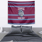 Central Queensland Rugby Custom Tapestry Go Capras Sporty Style - Aussie Hoodie