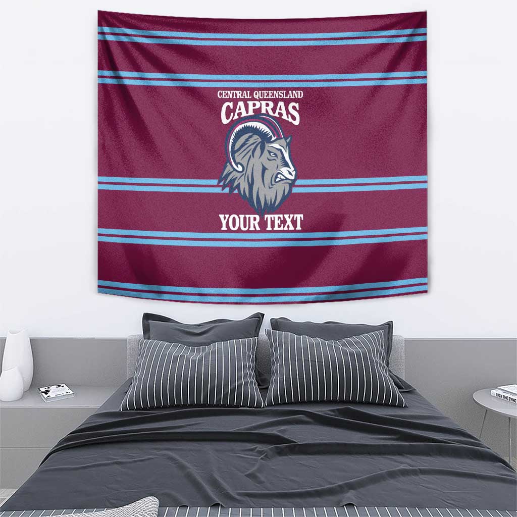 Central Queensland Rugby Custom Tapestry Go Capras Sporty Style - Aussie Hoodie