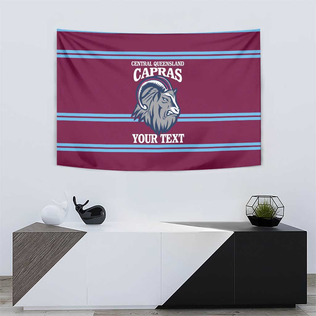 Central Queensland Rugby Custom Tapestry Go Capras Sporty Style - Aussie Hoodie