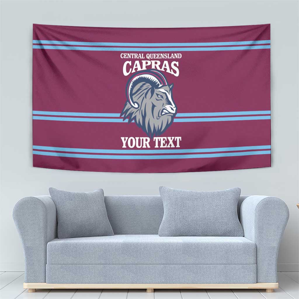 Central Queensland Rugby Custom Tapestry Go Capras Sporty Style - Aussie Hoodie