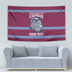Central Queensland Rugby Custom Tapestry Go Capras Sporty Style - Aussie Hoodie