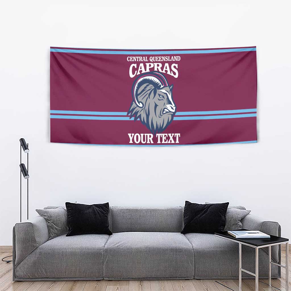 Central Queensland Rugby Custom Tapestry Go Capras Sporty Style - Aussie Hoodie