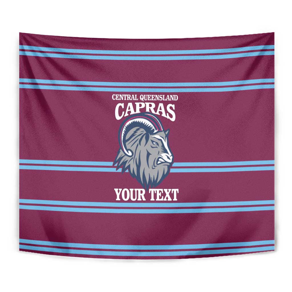 Central Queensland Rugby Custom Tapestry Go Capras Sporty Style - Aussie Hoodie