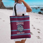 Central Queensland Rugby Custom Tote Bag Go Capras Sporty Style - Aussie Hoodie