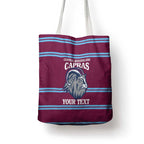 Central Queensland Rugby Custom Tote Bag Go Capras Sporty Style - Aussie Hoodie