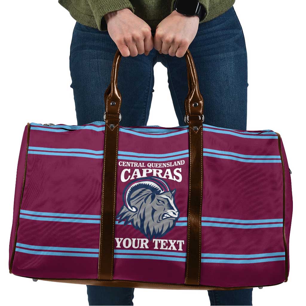 Central Queensland Rugby Custom Travel Bag Go Capras Sporty Style - Aussie Hoodie