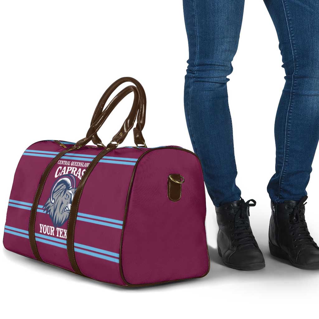Central Queensland Rugby Custom Travel Bag Go Capras Sporty Style - Aussie Hoodie
