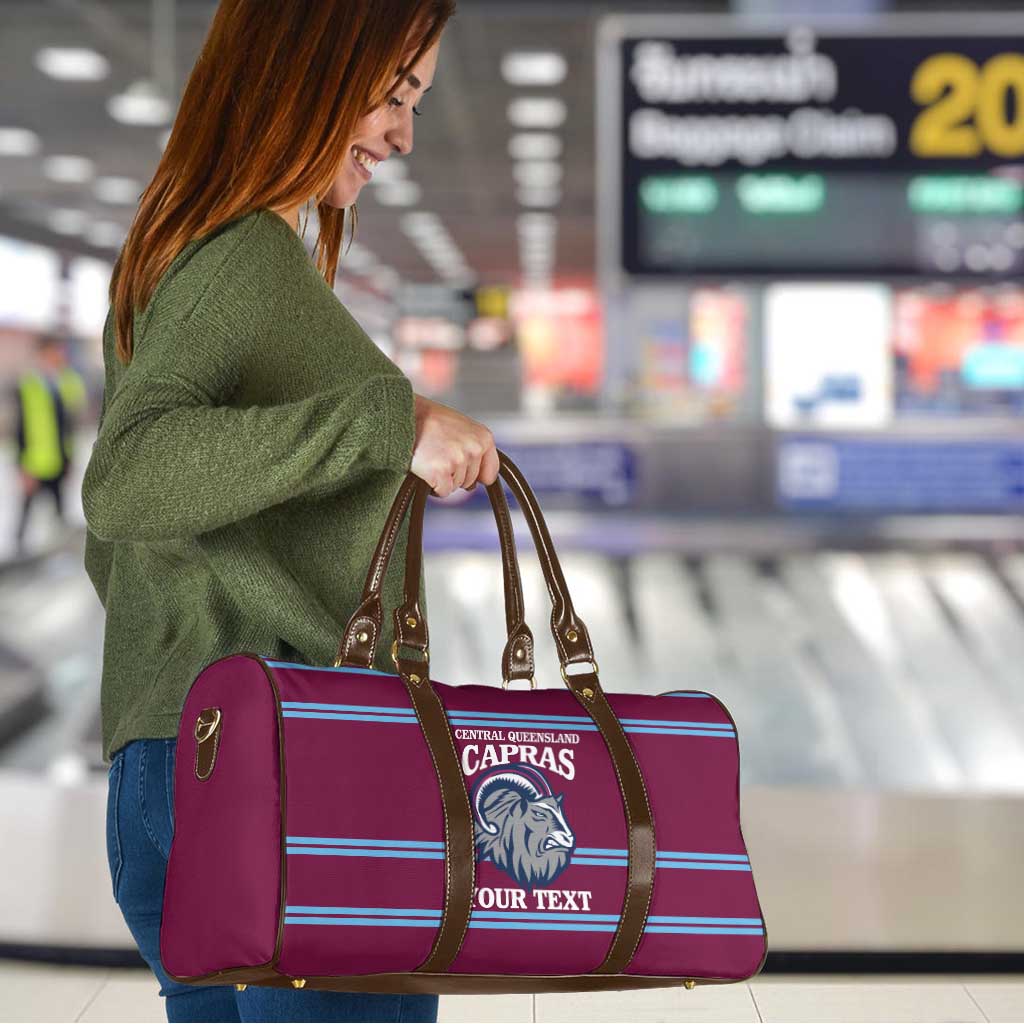 Central Queensland Rugby Custom Travel Bag Go Capras Sporty Style - Aussie Hoodie