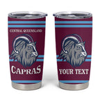 Central Queensland Rugby Custom Tumbler Cup Go Capras Sporty Style - Aussie Hoodie