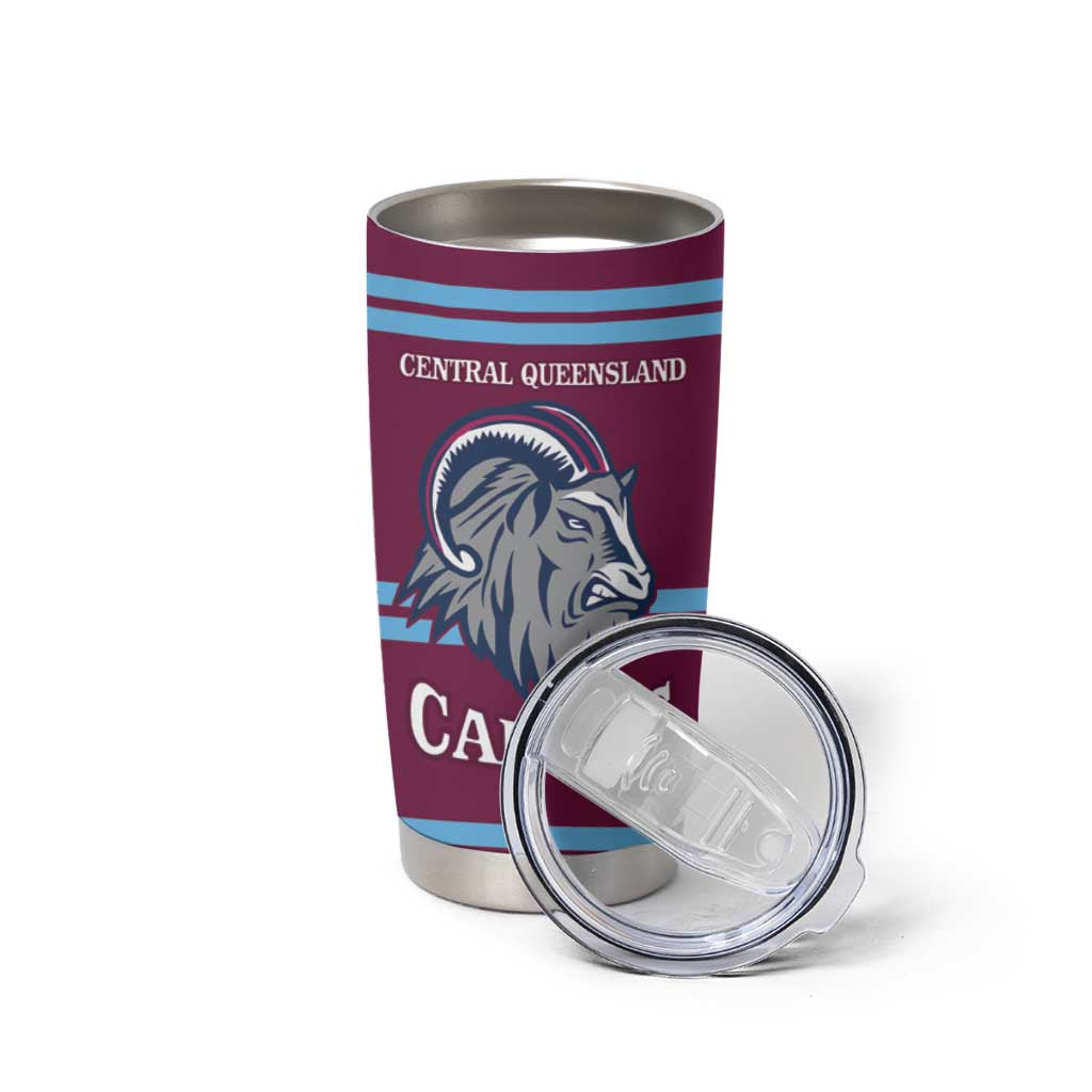 Central Queensland Rugby Custom Tumbler Cup Go Capras Sporty Style - Aussie Hoodie