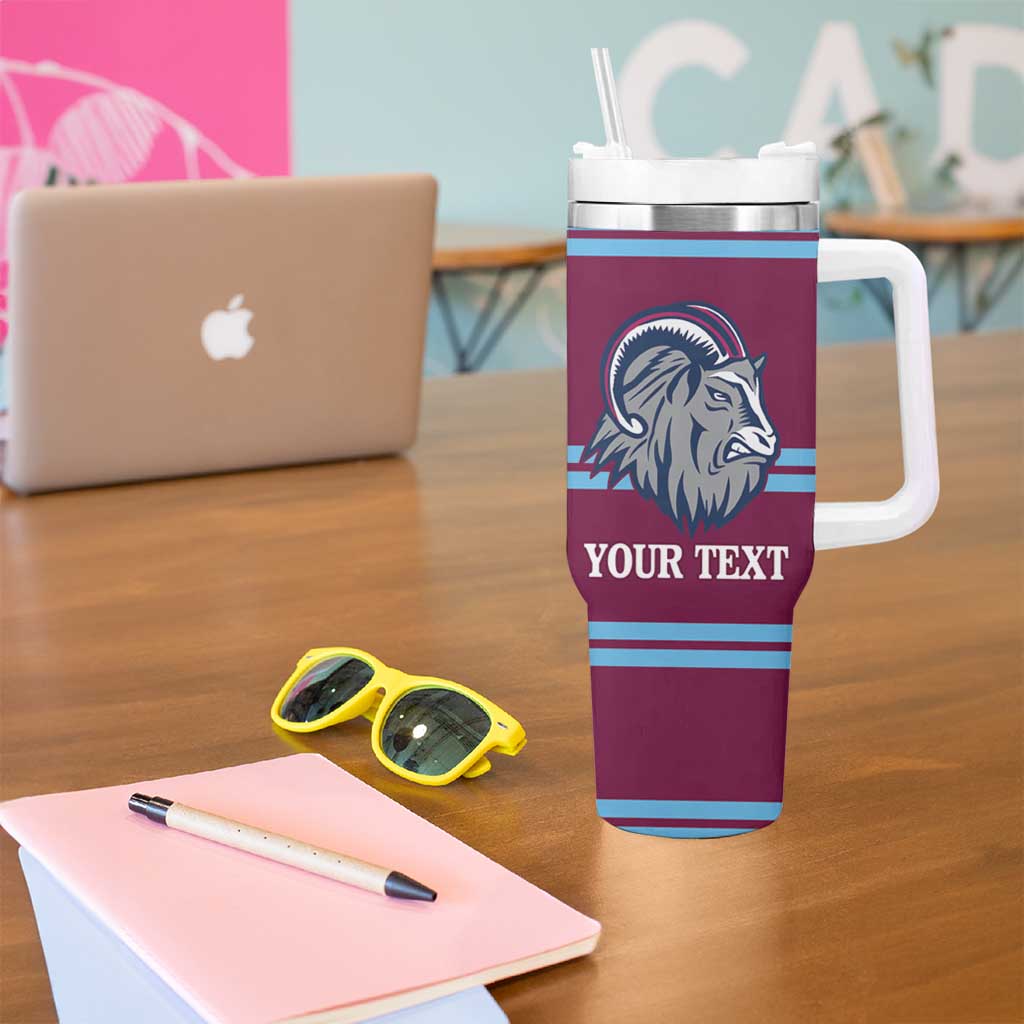 Central Queensland Rugby Custom Tumbler With Handle Go Capras Sporty Style - Aussie Hoodie