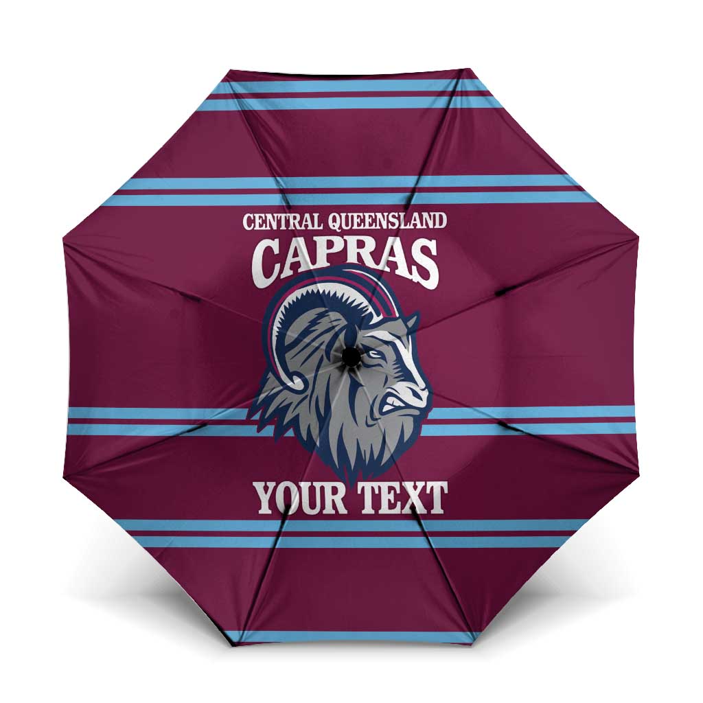 Central Queensland Rugby Custom Umbrella Go Capras Sporty Style - Aussie Hoodie