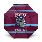 Central Queensland Rugby Custom Umbrella Go Capras Sporty Style - Aussie Hoodie