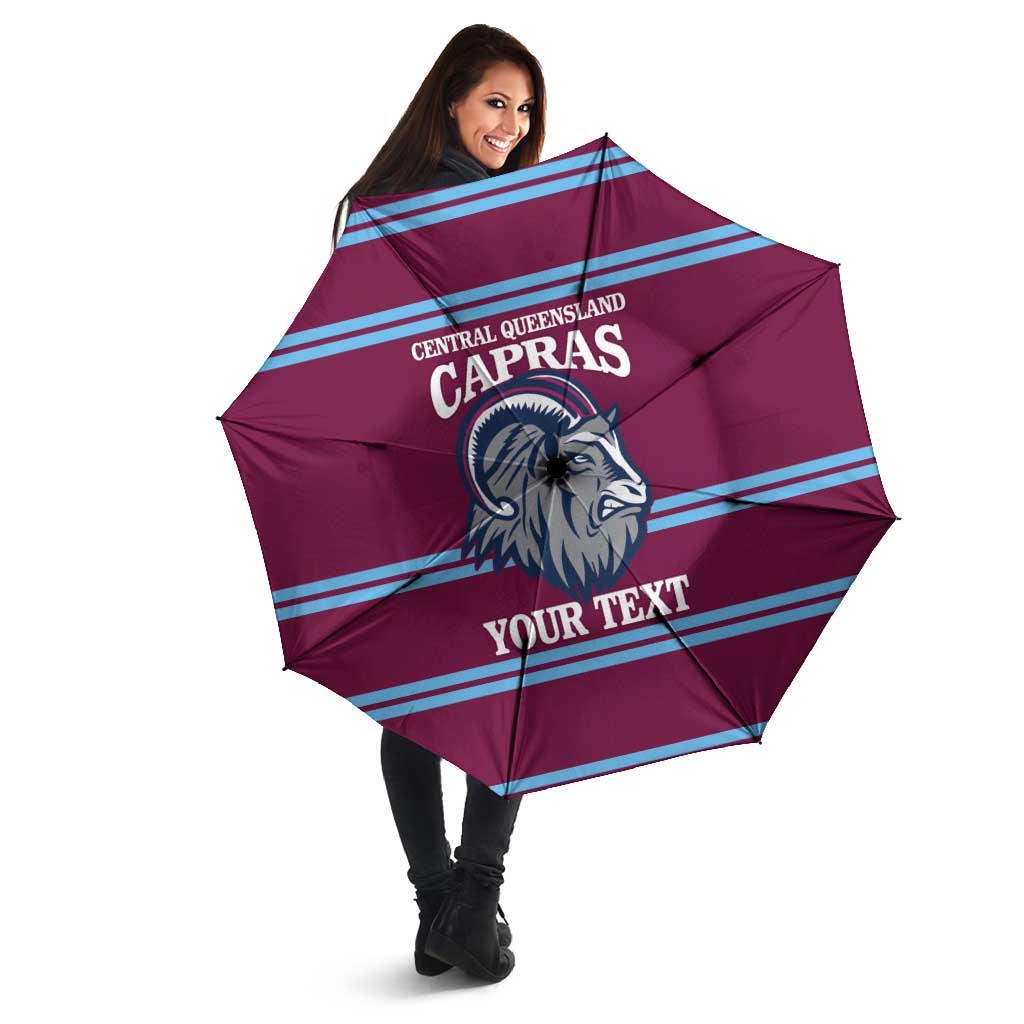 Central Queensland Rugby Custom Umbrella Go Capras Sporty Style - Aussie Hoodie