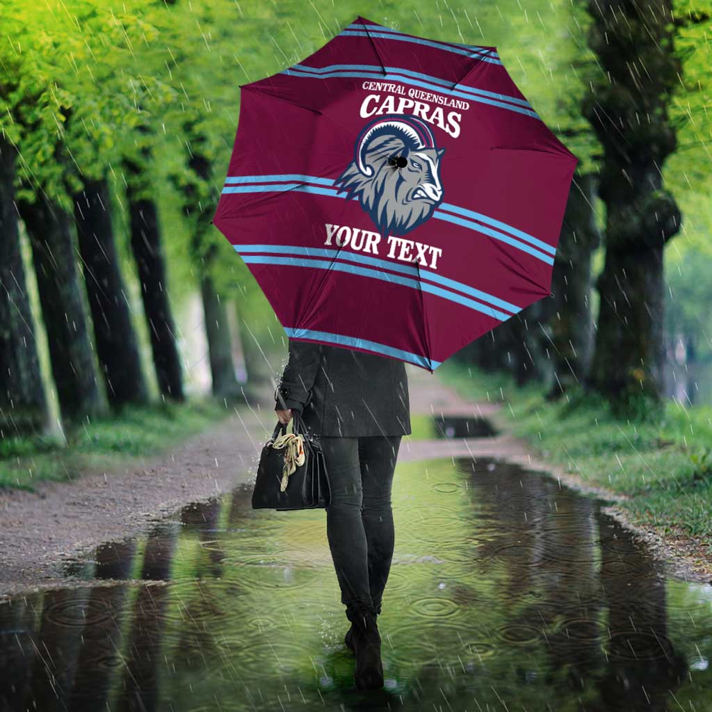 Central Queensland Rugby Custom Umbrella Go Capras Sporty Style - Aussie Hoodie