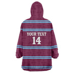 Central Queensland Rugby Custom Wearable Blanket Hoodie Go Capras Sporty Style - Aussie Hoodie