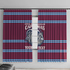 Central Queensland Rugby Custom Window Curtain Go Capras Sporty Style - Aussie Hoodie