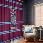 Central Queensland Rugby Custom Window Curtain Go Capras Sporty Style - Aussie Hoodie