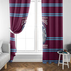 Central Queensland Rugby Custom Window Curtain Go Capras Sporty Style - Aussie Hoodie