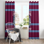 Central Queensland Rugby Custom Window Curtain Go Capras Sporty Style - Aussie Hoodie