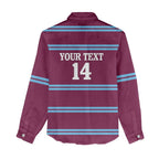 Central Queensland Rugby Custom Women Casual Shirt Go Capras Sporty Style - Aussie Hoodie