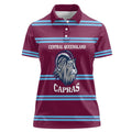 Central Queensland Rugby Custom Women Polo Shirt Go Capras Sporty Style - Aussie Hoodie