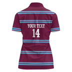 Central Queensland Rugby Custom Women Polo Shirt Go Capras Sporty Style - Aussie Hoodie