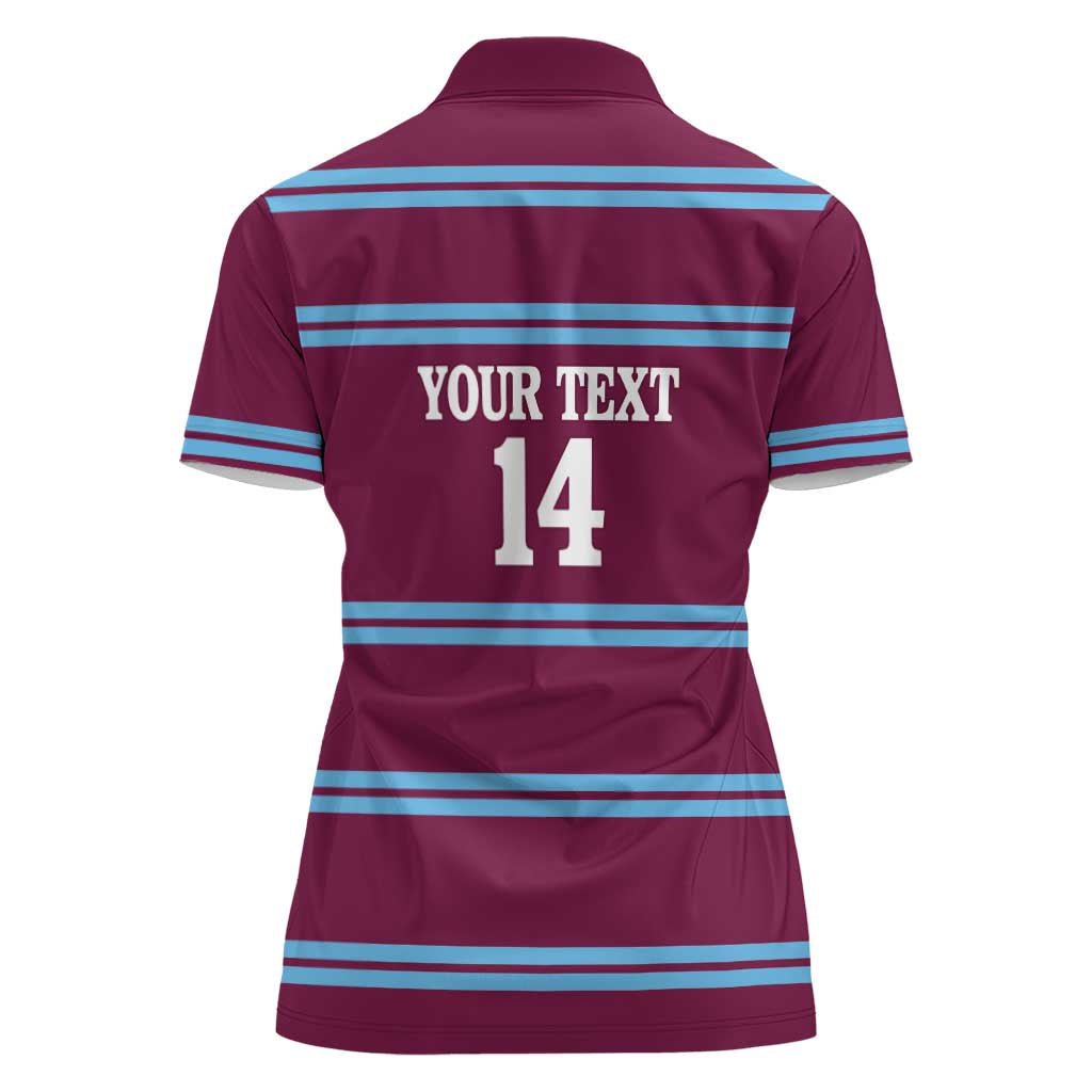 Central Queensland Rugby Custom Women Polo Shirt Go Capras Sporty Style - Aussie Hoodie