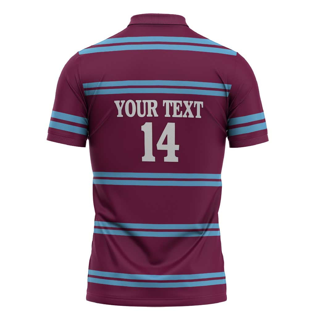 Central Queensland Rugby Custom Zipper Polo Shirt Go Capras Sporty Style - Aussie Hoodie