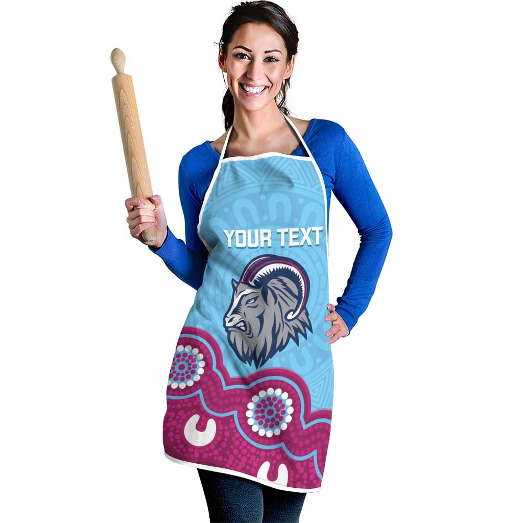 Central Queensland Rugby Custom Apron Go Capras Aboriginal Art - Aussie Hoodie