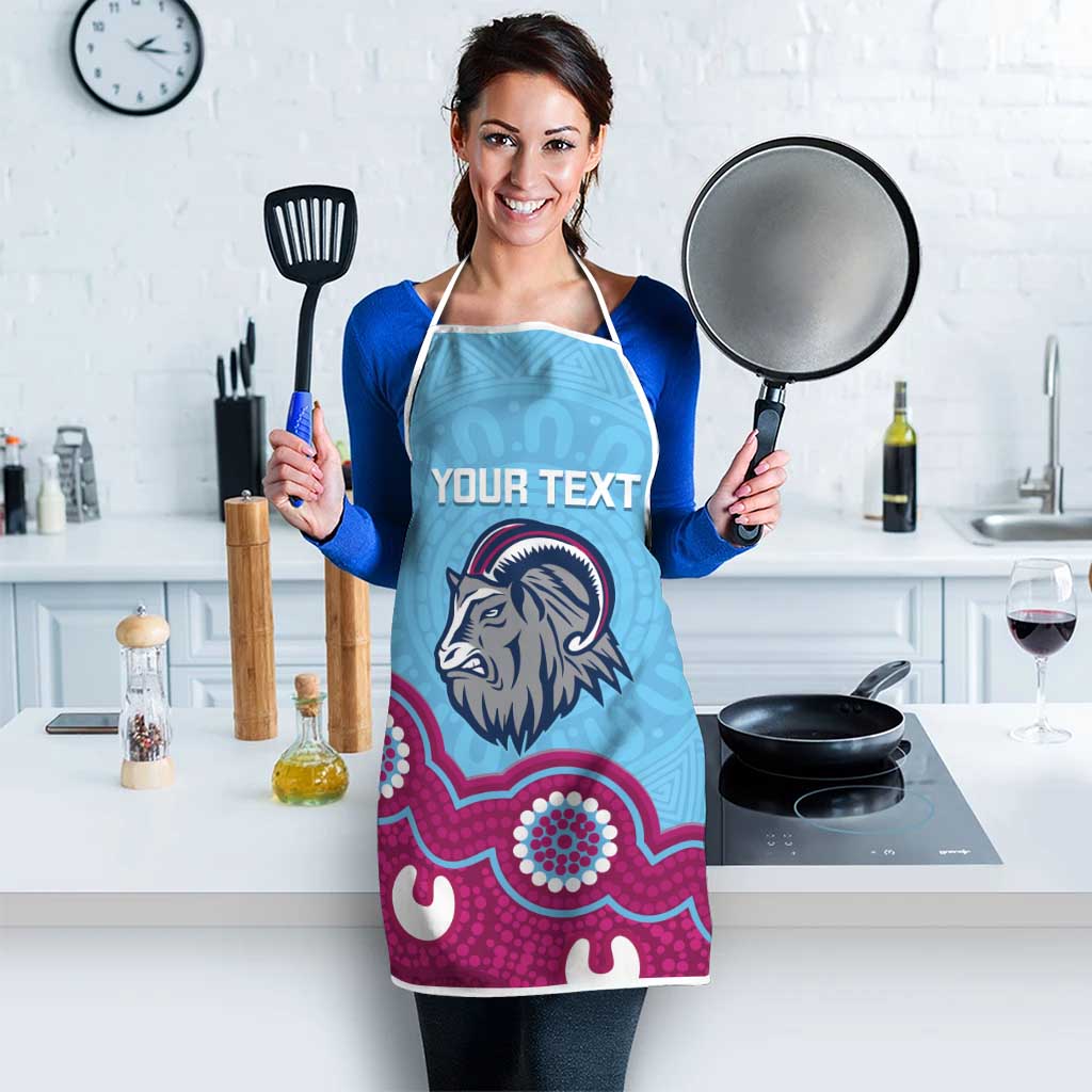 Central Queensland Rugby Custom Apron Go Capras Aboriginal Art - Aussie Hoodie