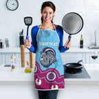 Central Queensland Rugby Custom Apron Go Capras Aboriginal Art - Aussie Hoodie