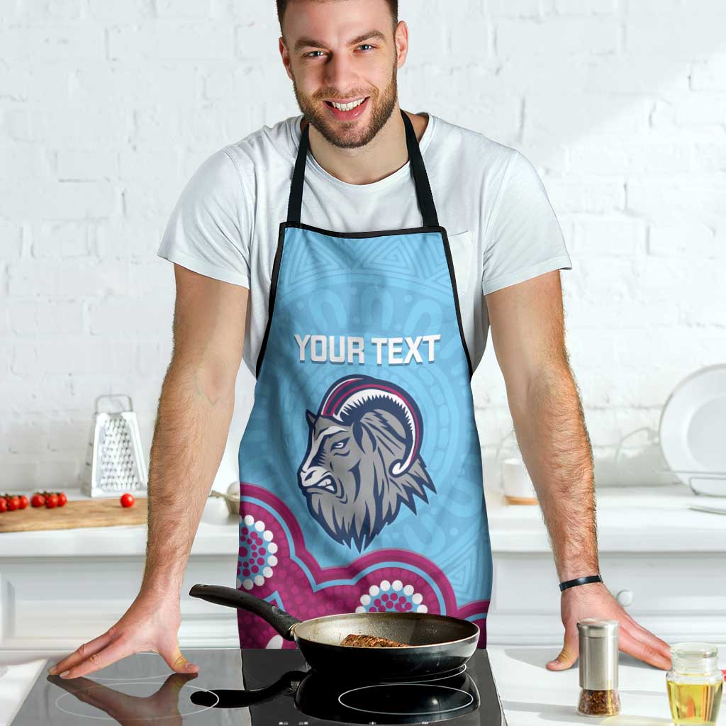 Central Queensland Rugby Custom Apron Go Capras Aboriginal Art - Aussie Hoodie