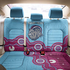 Central Queensland Rugby Custom Back Car Seat Cover Go Capras Aboriginal Art - Aussie Hoodie