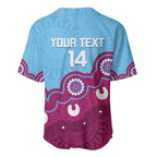 Central Queensland Rugby Custom Baseball Jersey Go Capras Aboriginal Art - Aussie Hoodie