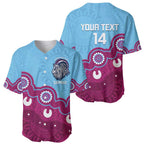 Central Queensland Rugby Custom Baseball Jersey Go Capras Aboriginal Art - Aussie Hoodie