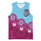 Central Queensland Rugby Custom Basketball Jersey Go Capras Aboriginal Art - Aussie Hoodie