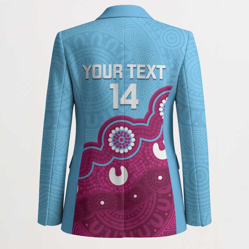 Central Queensland Rugby Custom Blazer Go Capras Aboriginal Art - Aussie Hoodie