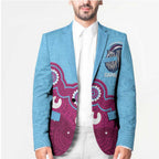 Central Queensland Rugby Custom Blazer Go Capras Aboriginal Art - Aussie Hoodie