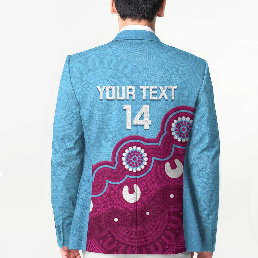 Central Queensland Rugby Custom Blazer Go Capras Aboriginal Art - Aussie Hoodie