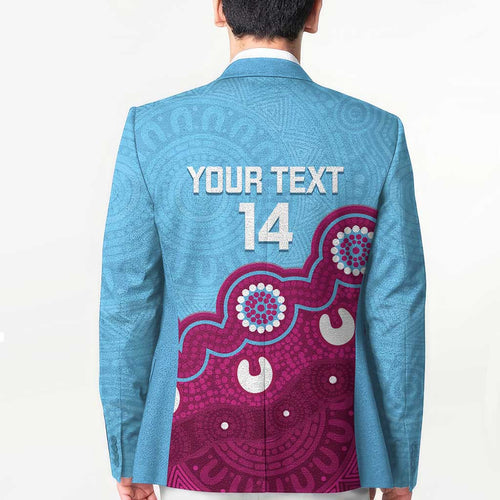 Central Queensland Rugby Custom Blazer Go Capras Aboriginal Art - Aussie Hoodie