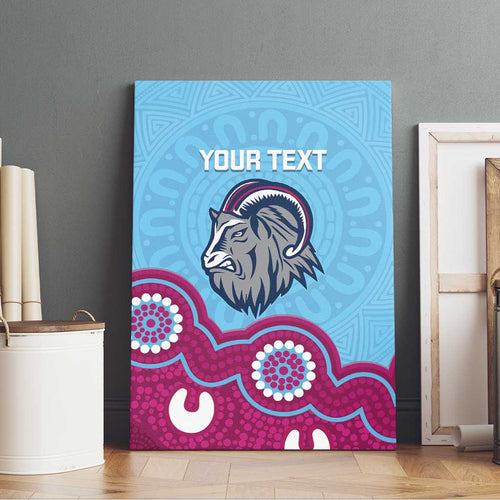 Central Queensland Rugby Custom Canvas Wall Art Go Capras Aboriginal Art - Aussie Hoodie