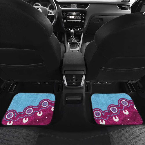 Central Queensland Rugby Custom Car Mats Go Capras Aboriginal Art - Aussie Hoodie