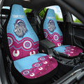 Central Queensland Rugby Custom Car Seat Cover Go Capras Aboriginal Art - Aussie Hoodie