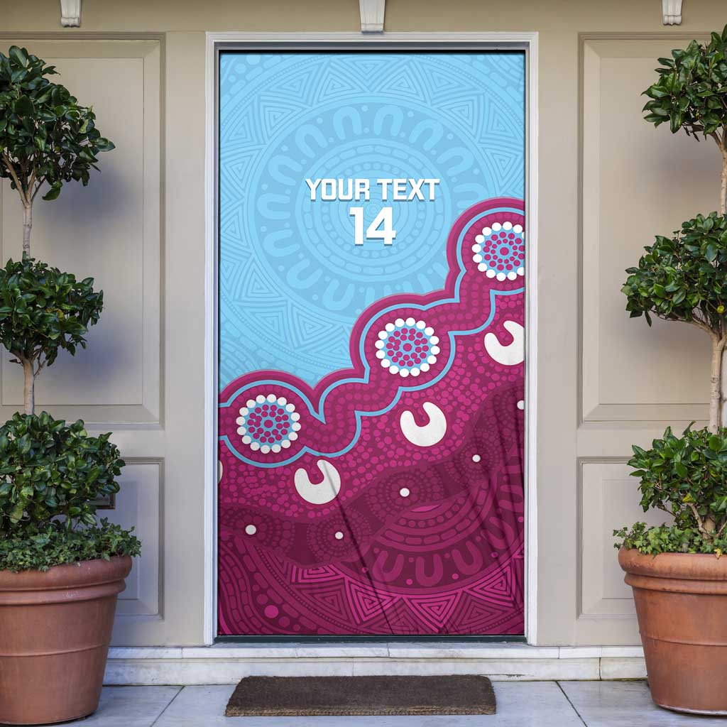 Central Queensland Rugby Custom Door Cover Go Capras Aboriginal Art - Aussie Hoodie