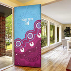 Central Queensland Rugby Custom Door Cover Go Capras Aboriginal Art - Aussie Hoodie