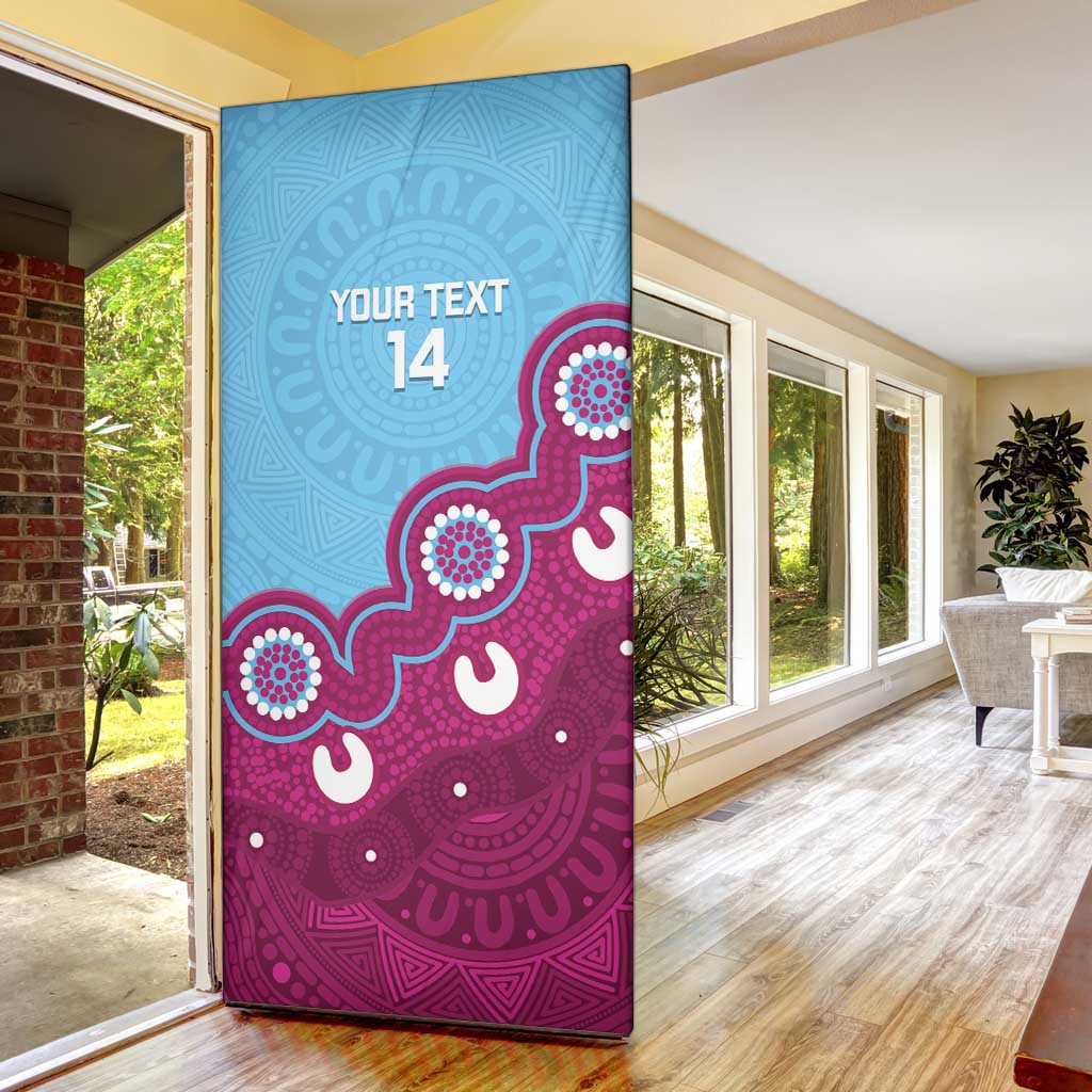 Central Queensland Rugby Custom Door Cover Go Capras Aboriginal Art - Aussie Hoodie