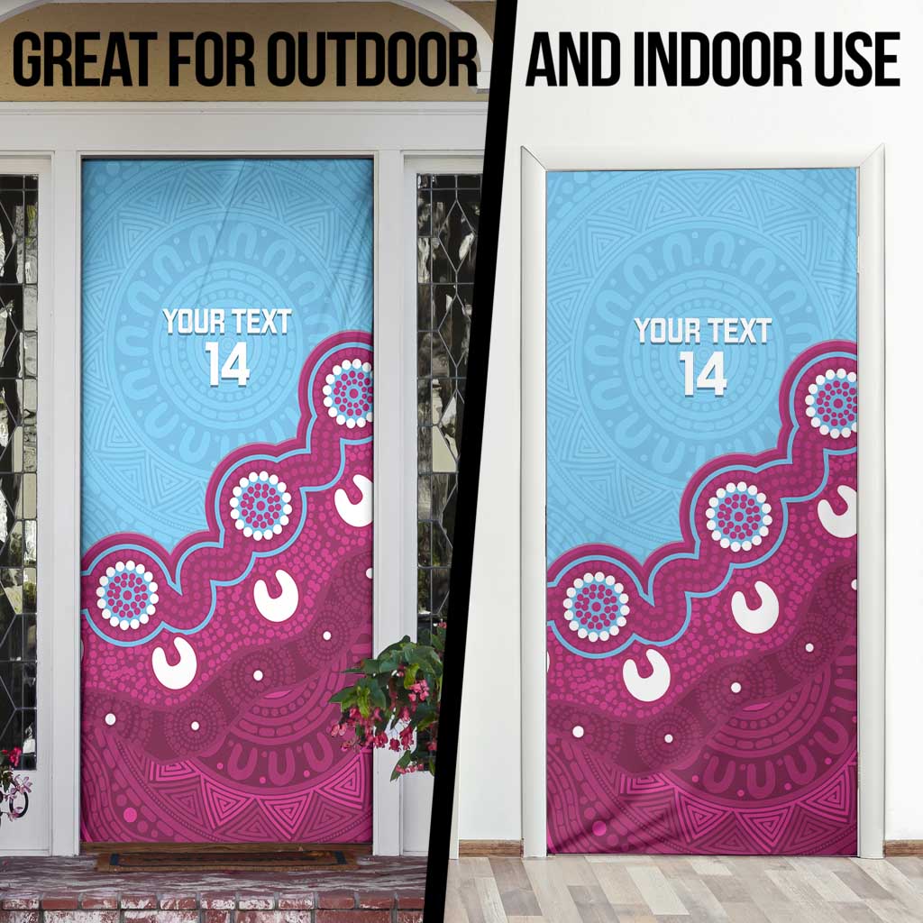 Central Queensland Rugby Custom Door Cover Go Capras Aboriginal Art - Aussie Hoodie