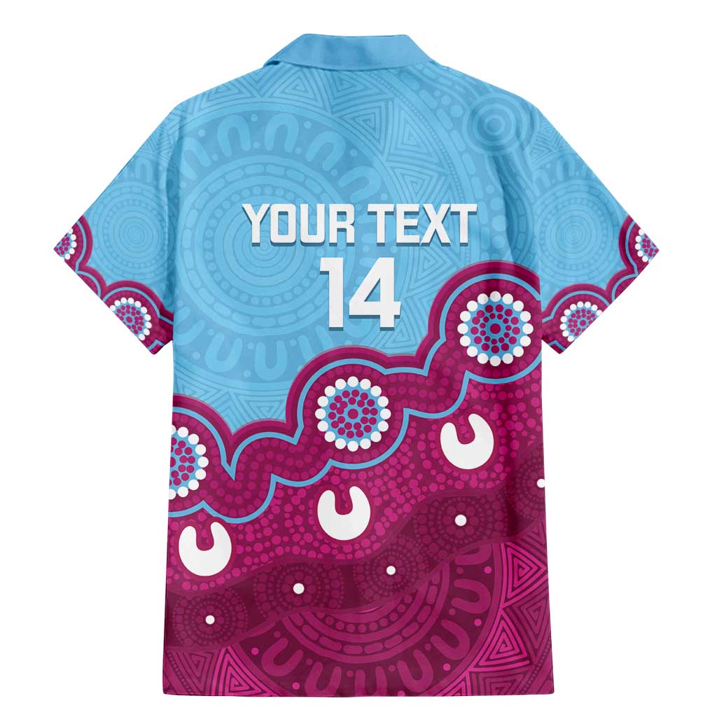 Central Queensland Rugby Custom Family Matching Mermaid Dress and Hawaiian Shirt Go Capras Aboriginal Art - Aussie Hoodie