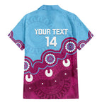 Central Queensland Rugby Custom Family Matching Mermaid Dress and Hawaiian Shirt Go Capras Aboriginal Art - Aussie Hoodie